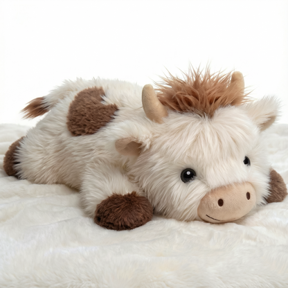 Highland Koe Gewogen Knuffeldier