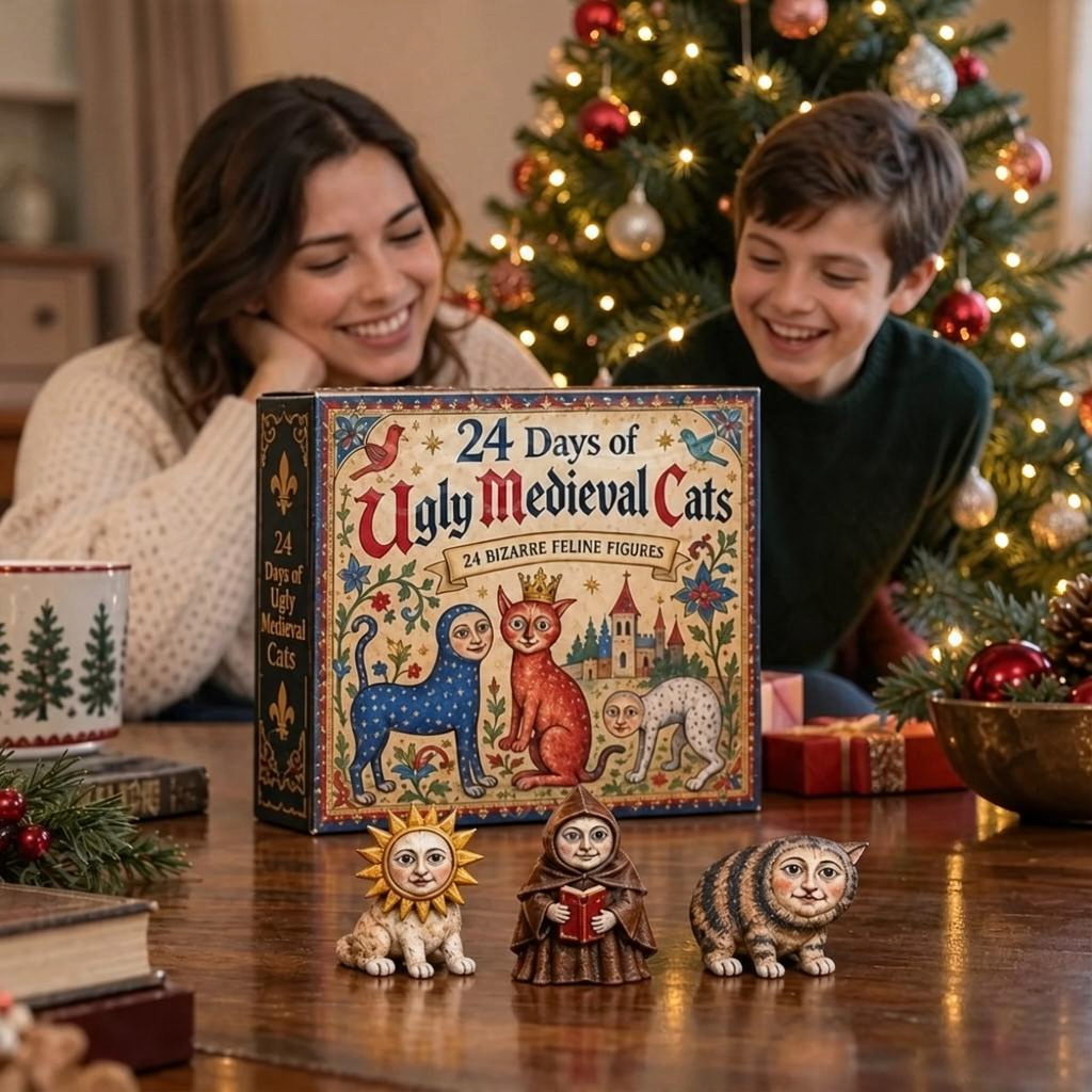 24 Dagen Lelijke Middeleeuwse Katten Adventskalender