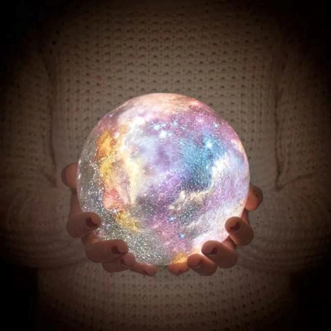 Asteria | Draadloze 3D Maanlamp