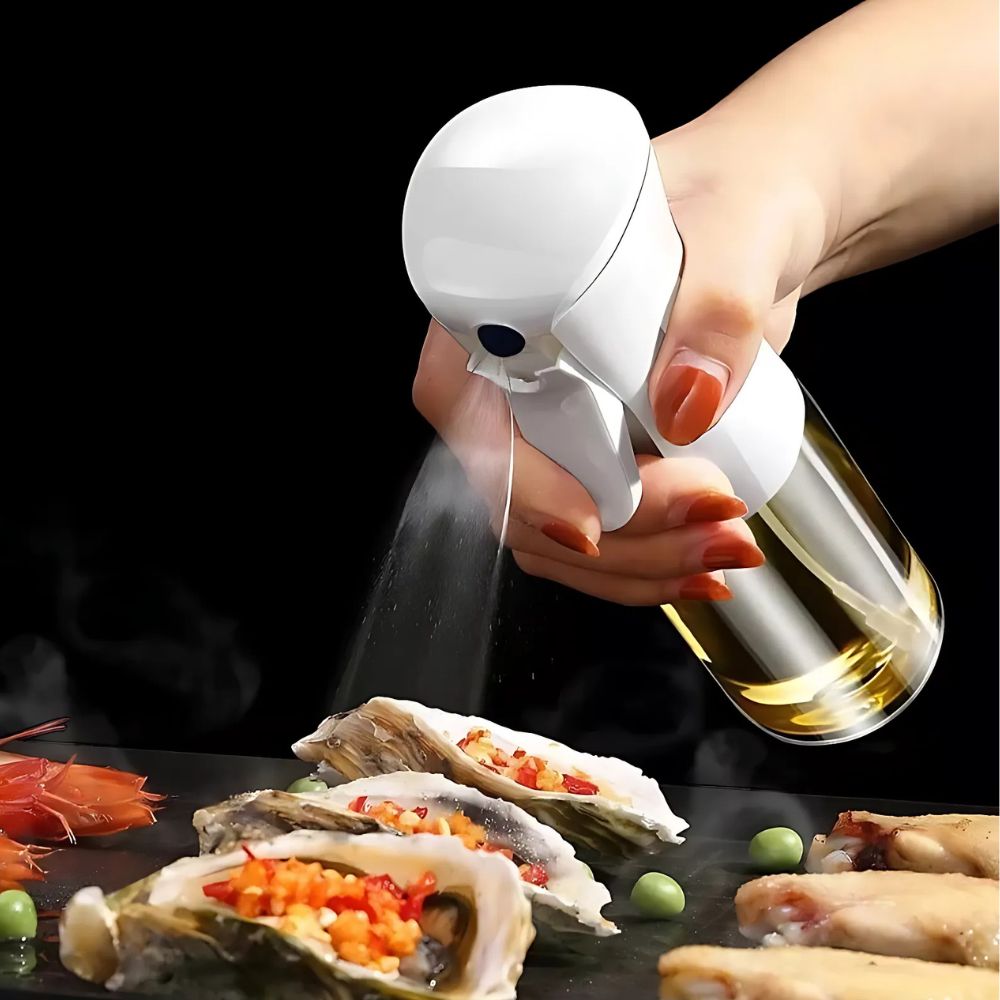 AeroMist Luxe Oliesprayfles – Elegant Design voor Gezonde & Precieze Koken