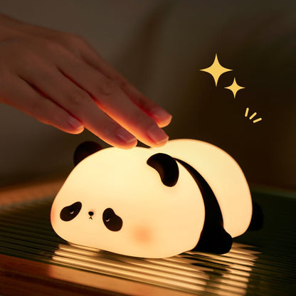 Schattige Panda Nachtlamp LED Squishy Tap Lamp Beste Cadeau voor Baby en Meisje