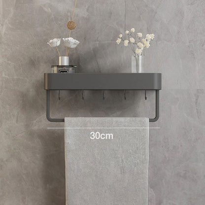 AquaShelf – Elegant Wandrek voor een Georganiseerd Badkamerinterieur