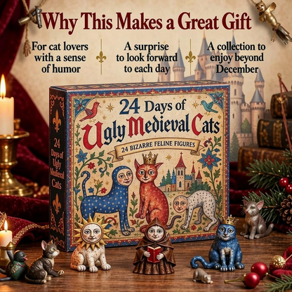24 Dagen Lelijke Middeleeuwse Katten Adventskalender