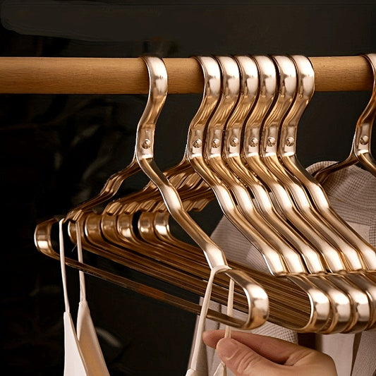 Marais Luxe Hangers – Premium Messing Kledinghangers voor een Stijlvolle Garderobe