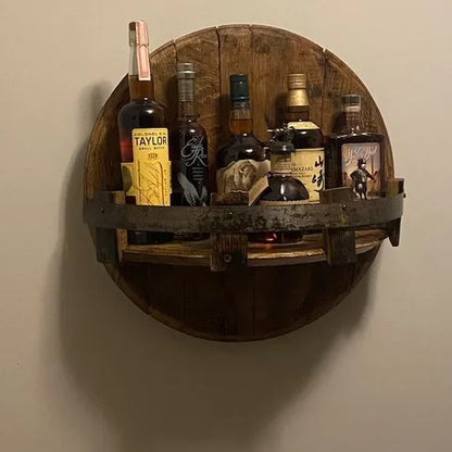 WoodLuxe – Robuust Houten Drankendisplay voor Stijlvolle Presentatie