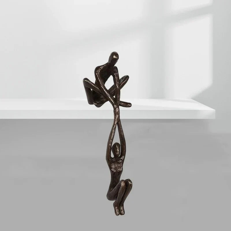 BalanceArt – Elegant Sculptuur Beeldje voor Harmonie en Liefde