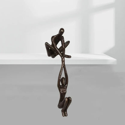 BalanceArt – Elegant Sculptuur Beeldje voor Harmonie en Liefde