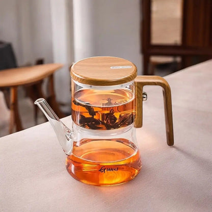Gianixi Borosilicaat Glazen Magnetische Theepot