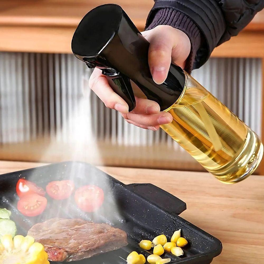 AeroMist Luxe Oliesprayfles – Elegant Design voor Gezonde & Precieze Koken
