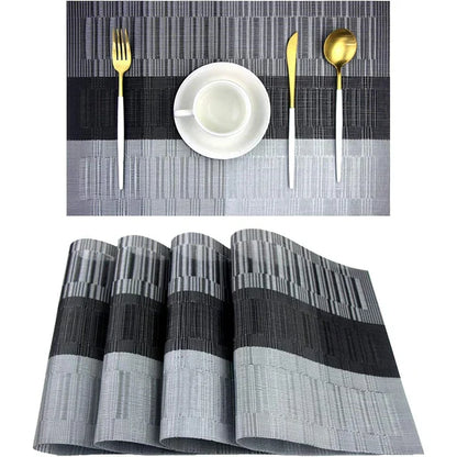 TableWove – Luxe Wasbare Placemats met Hittebestendig Design voor Stijlvol Tafelen