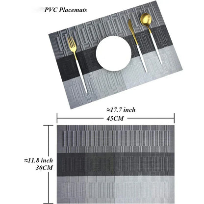 TableWove – Luxe Wasbare Placemats met Hittebestendig Design voor Stijlvol Tafelen