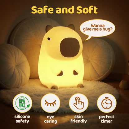 Capybara Squishy Nachtlamp - Perfect Cadeau 🎁