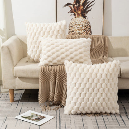 CloudLuxe – Zachte Marshmallow Kussenhoes met Luxe 3D Textuur