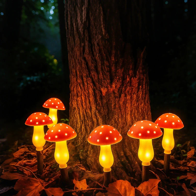 MoonlitMushrooms Zonne-energie Tuinverlichting