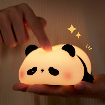 Schattige Panda Nachtlamp LED Squishy Tap Lamp Beste Cadeau voor Baby en Meisje