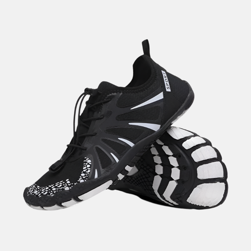 Heren waterschoenen met elastische bandsluiting en vijfvingerontwerp