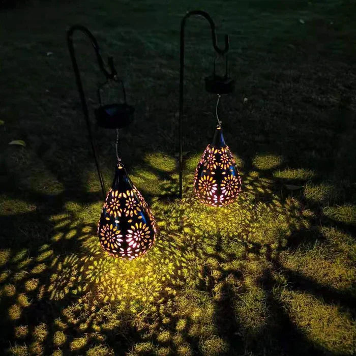 Solar -aangedreven en weerbestendige tuinlamp