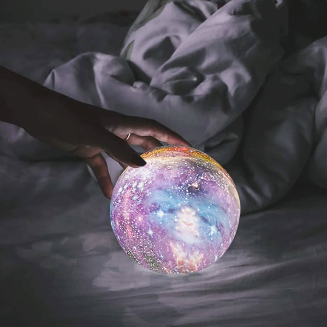 Asteria | Draadloze 3D Maanlamp