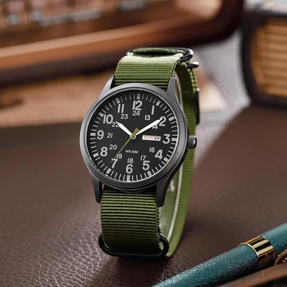 Duurzaam heren outdoor horloge – waterdicht, krasbestendig ontwerp, voor avontuur