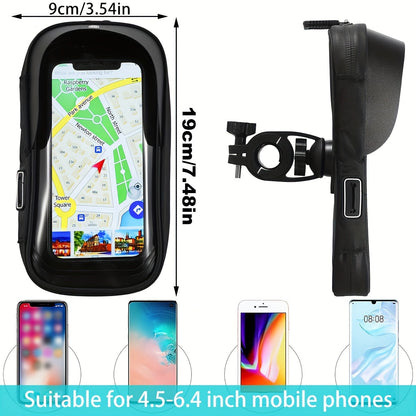 Waterdichte Fiets- en Motor Telefoonhouder – Handvat Tas met 360° Draaioptie