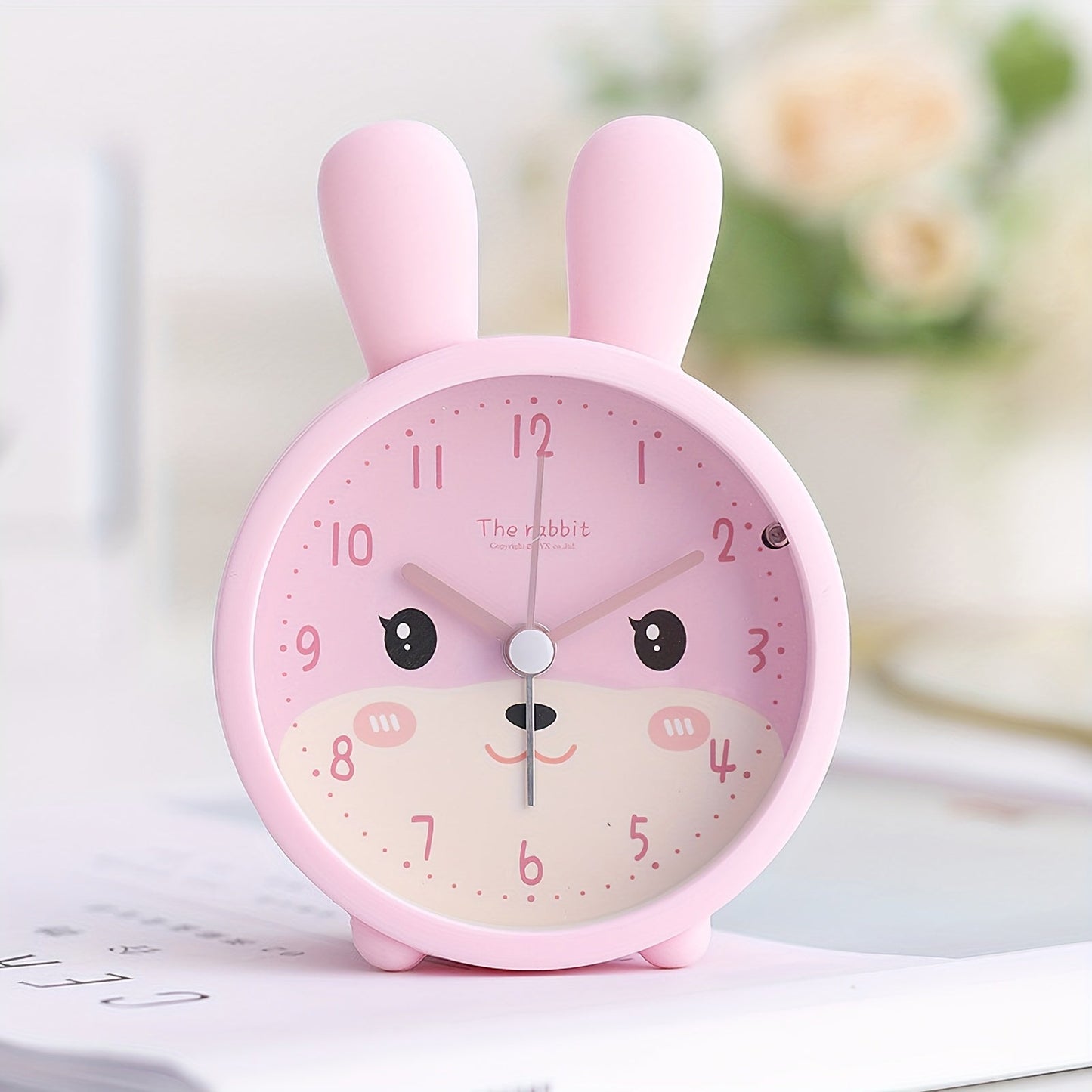BunnyTime Stille Wekker - Voor een Rustige en Schattige Ochtend