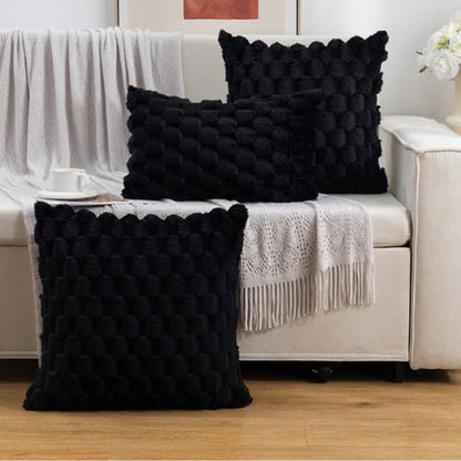 CloudLuxe – Zachte Marshmallow Kussenhoes met Luxe 3D Textuur