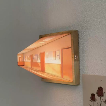 3D Brilvrije Galerie Optische Illusie Wandlamp & Nachtlamp