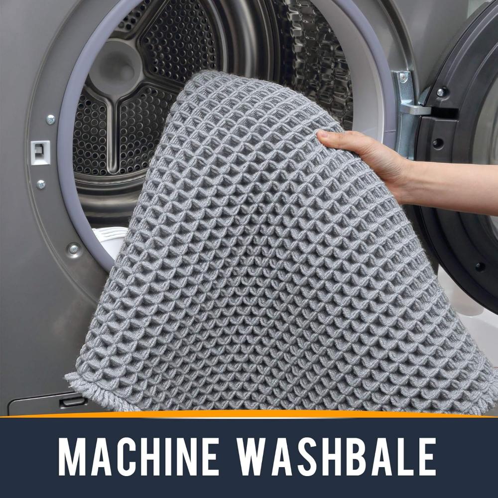 LuxeWeave – Wafelstructuur Badmat met Ultiem Comfort & Absorptie