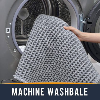 LuxeWeave – Wafelstructuur Badmat met Ultiem Comfort & Absorptie