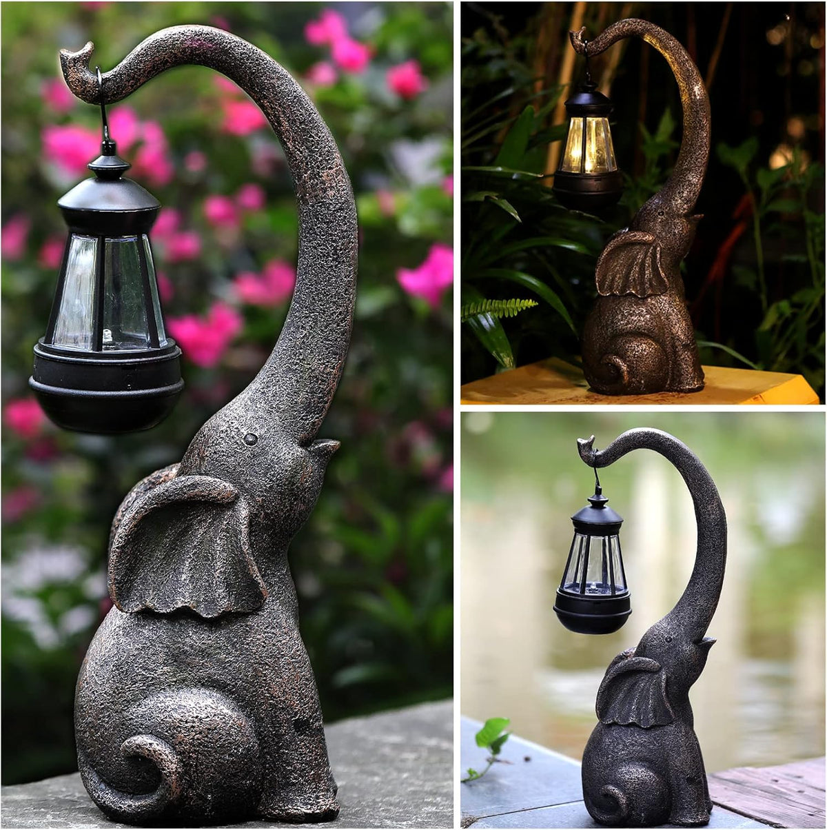 Betoverende Olifant Zonne Lamp