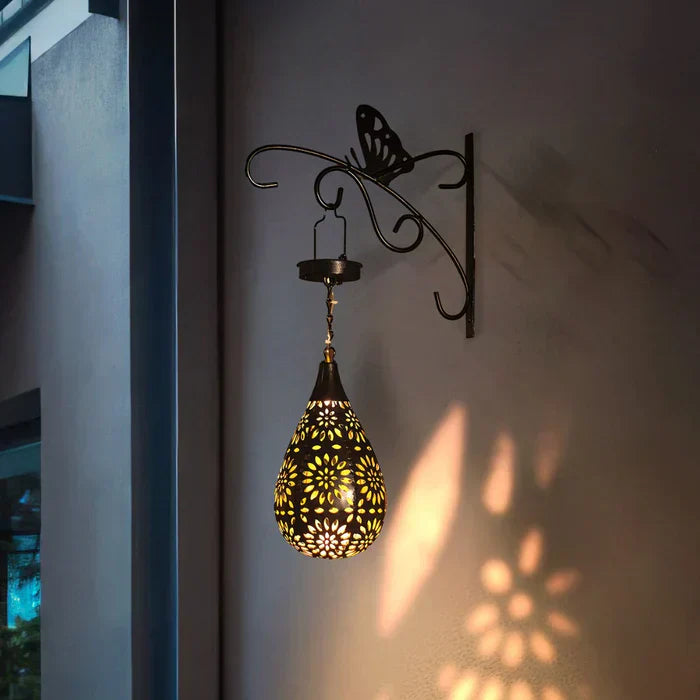 Solar -aangedreven en weerbestendige tuinlamp