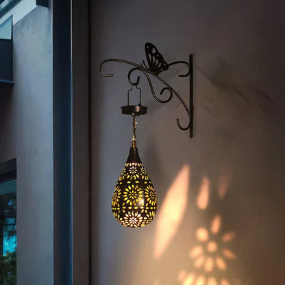 Solar -aangedreven en weerbestendige tuinlamp
