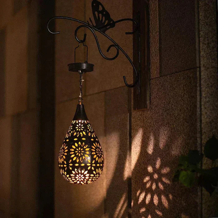 Solar -aangedreven en weerbestendige tuinlamp