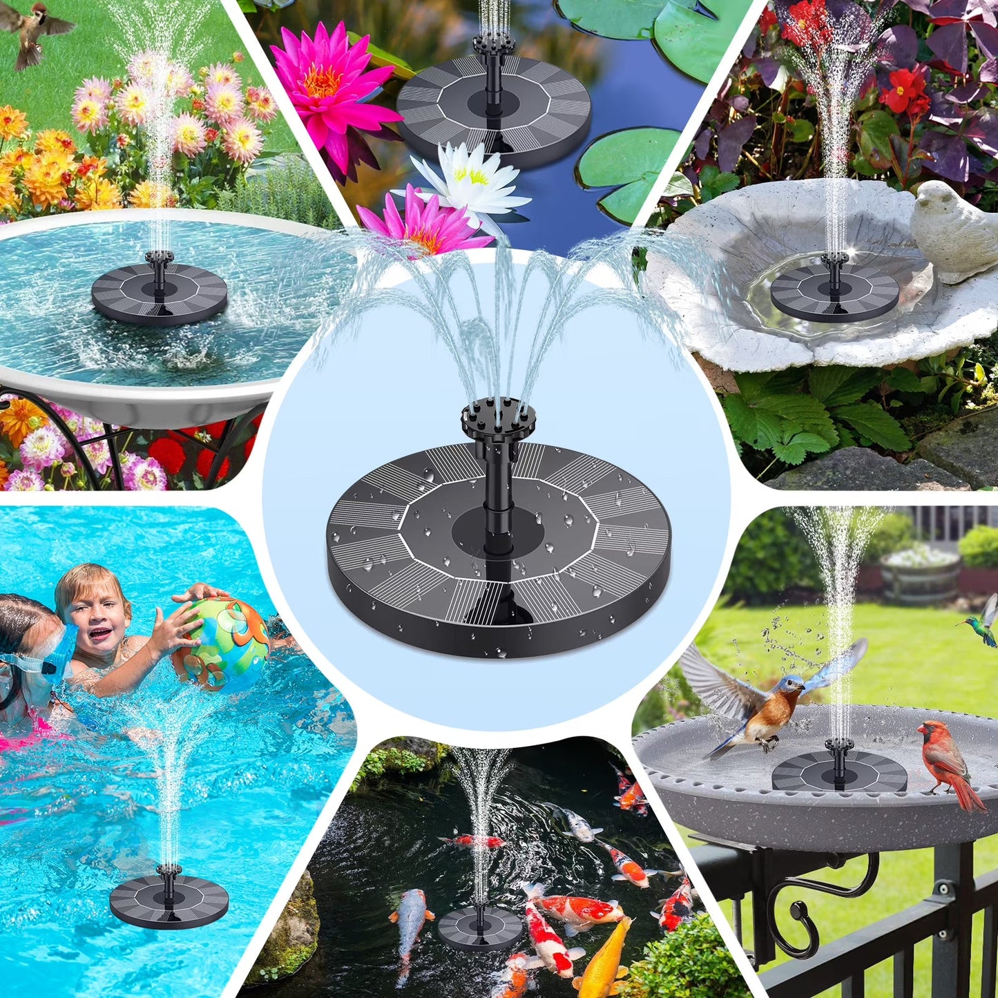 Zonnefonteinpomp Drijvend Vijver Waterelement Zomer 2026 Milieuvriendelijke Tuin Decoratie