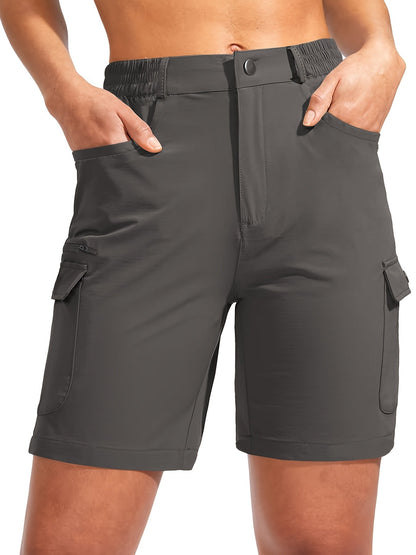 Sneldrogende Cargoshorts voor Dames – Comfortabel en Functioneel voor Wandelen en Avonturen