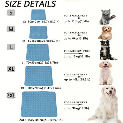 Koelmat voor Honden & Katten - Wasbare Zelfkoelende Mat