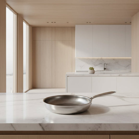 FORGEON – Titanium gesmeed anti-aanbak koekenpan voor inductiekookplaten en dagelijks koken