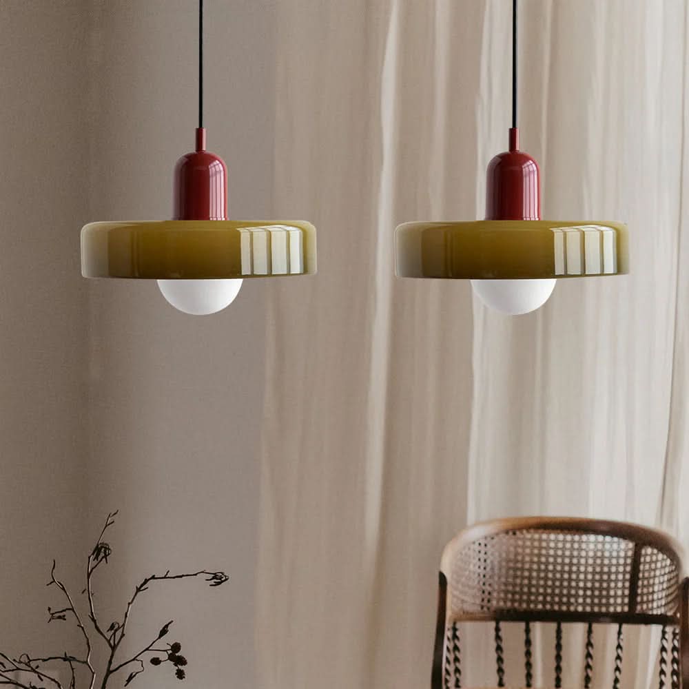 Glarefusion Modern Bauhaus Glas LED Hanglamp