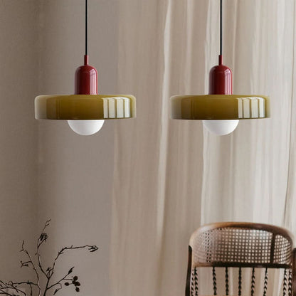 Glarefusion Modern Bauhaus Glas LED Hanglamp