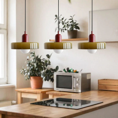 Glarefusion Modern Bauhaus Glas LED Hanglamp