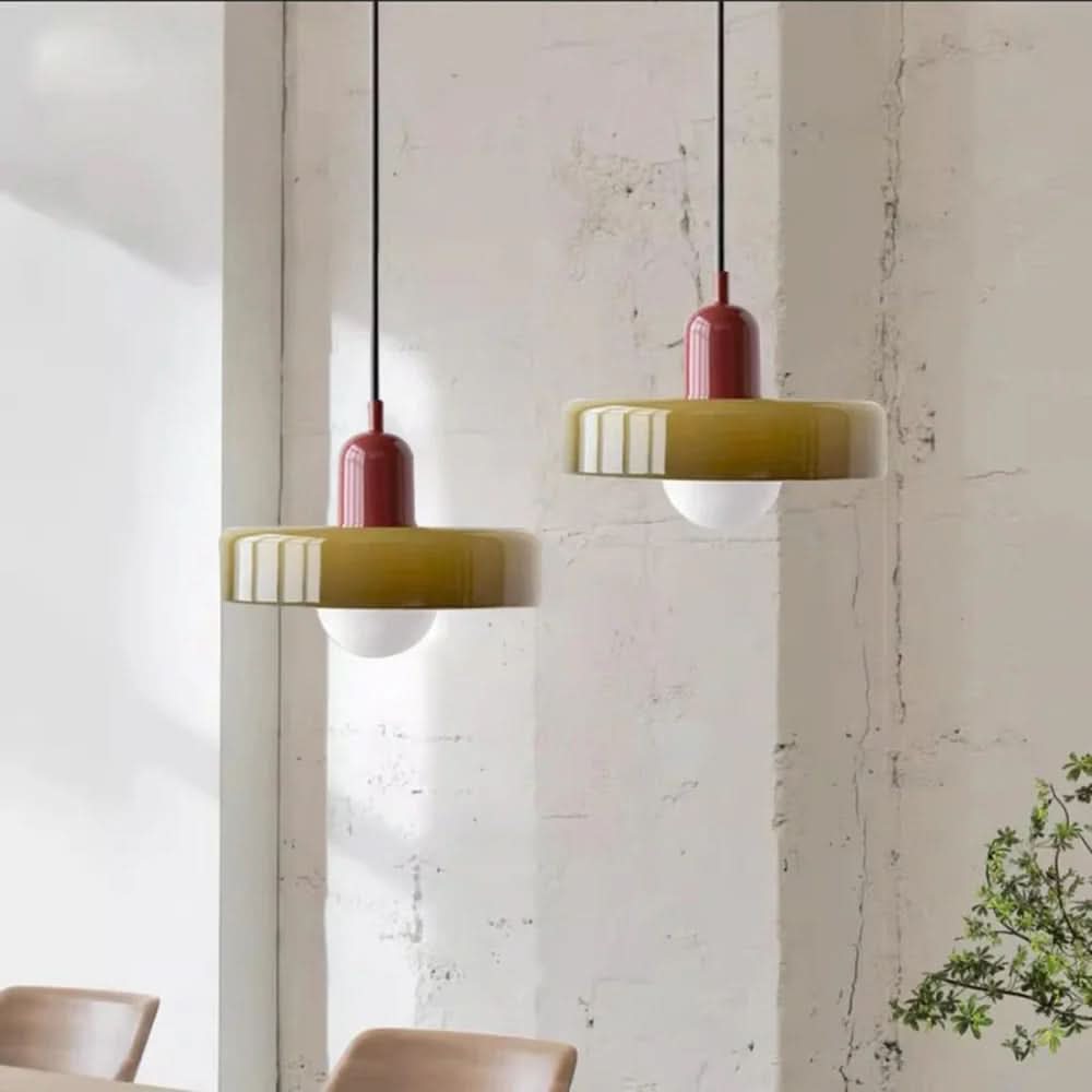 Glarefusion Modern Bauhaus Glas LED Hanglamp