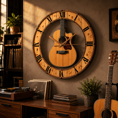 Tempo™ – Akoestische Gitaar Wandklok