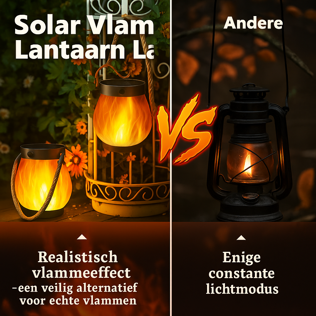 Solar Vlam Lantaarn Lamp