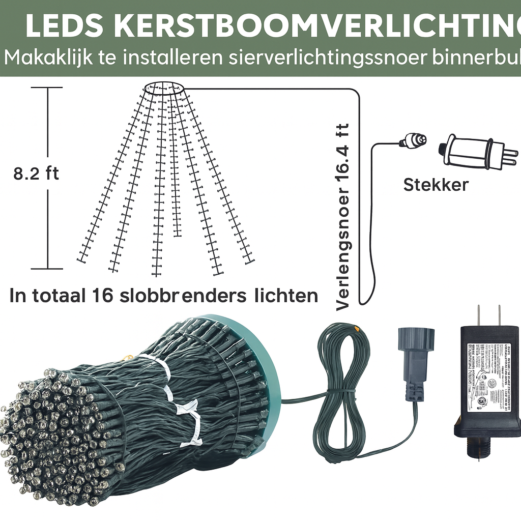 Magische Kerstboomverlichting