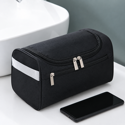 Hangende Toilettas voor Heren & Dames - Luxe PU-Lederen Dopp Kit