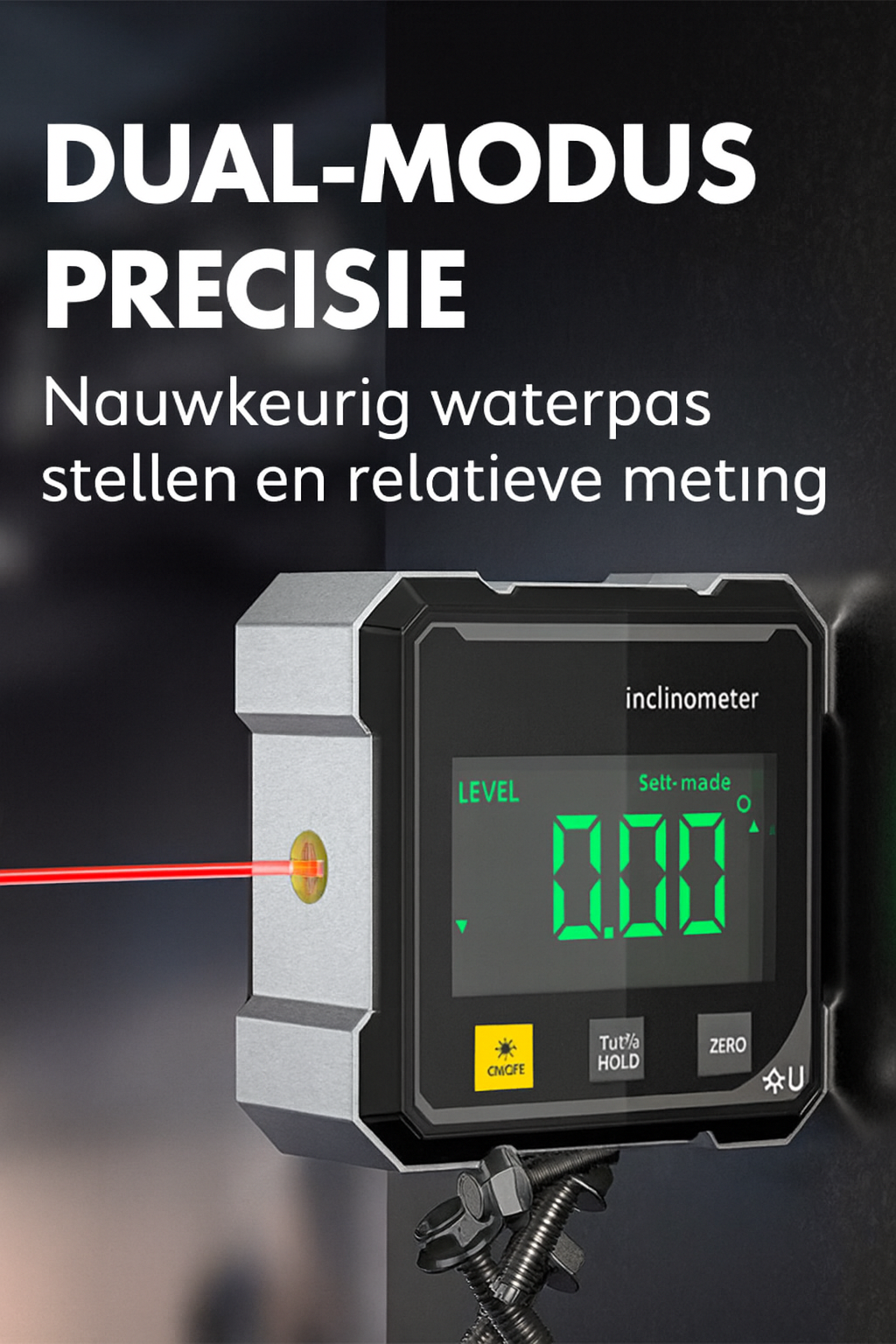 Digitale Protractor met Laser