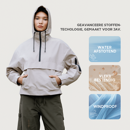 Winddichte Jas met Capuchon