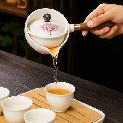 Kersenbloesem - Draaibare Infuser Theepot