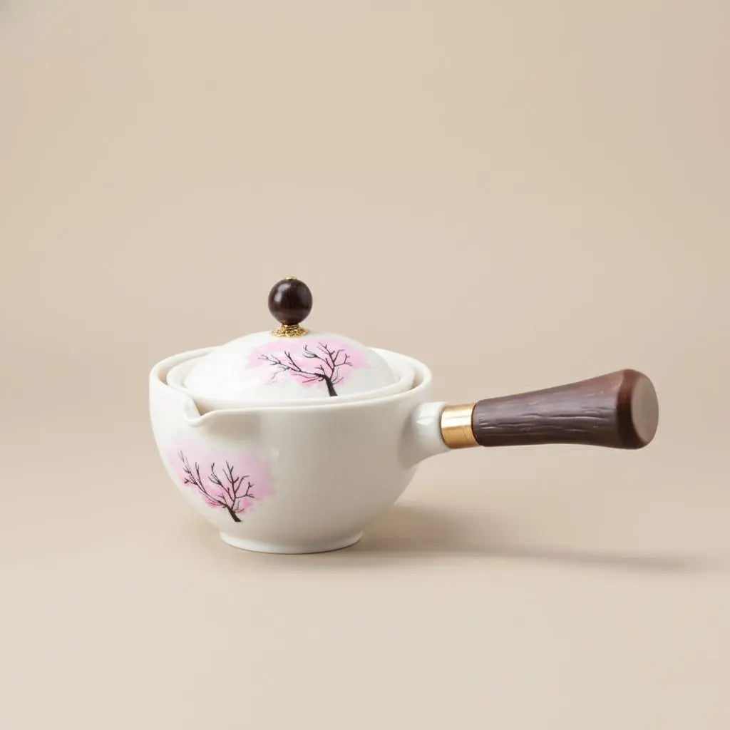 Kersenbloesem - Draaibare Infuser Theepot