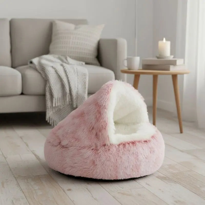 CozyCave - Zachte Pluche Huisdierbed